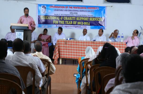 OPA Charity Fund distribution YMCA, Tiruvalla.